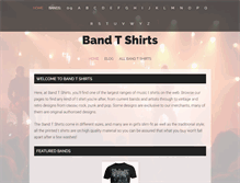 Tablet Screenshot of bandtshirt.co.uk